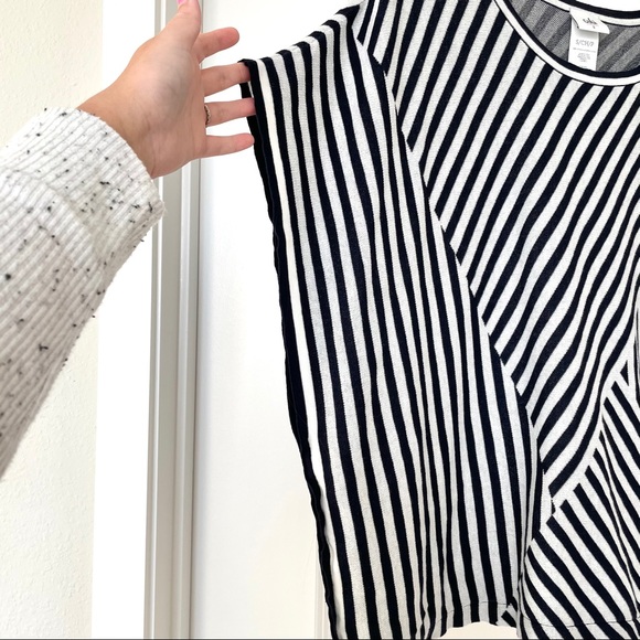 CAbi Oversized Shawl Sweater - Striped - Picture 3 of 6